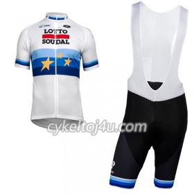 Cykeltrøje + Cykelshorts 2018 Lotto Soudal Europæisk Mesterskaber